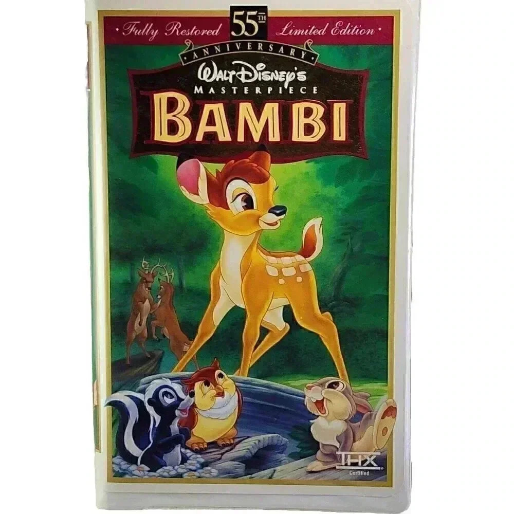 Disney's Bambi VHS 1997 Collecters Stamp 55th Anniversary Masterpiece Edition - Picture 2 of 6